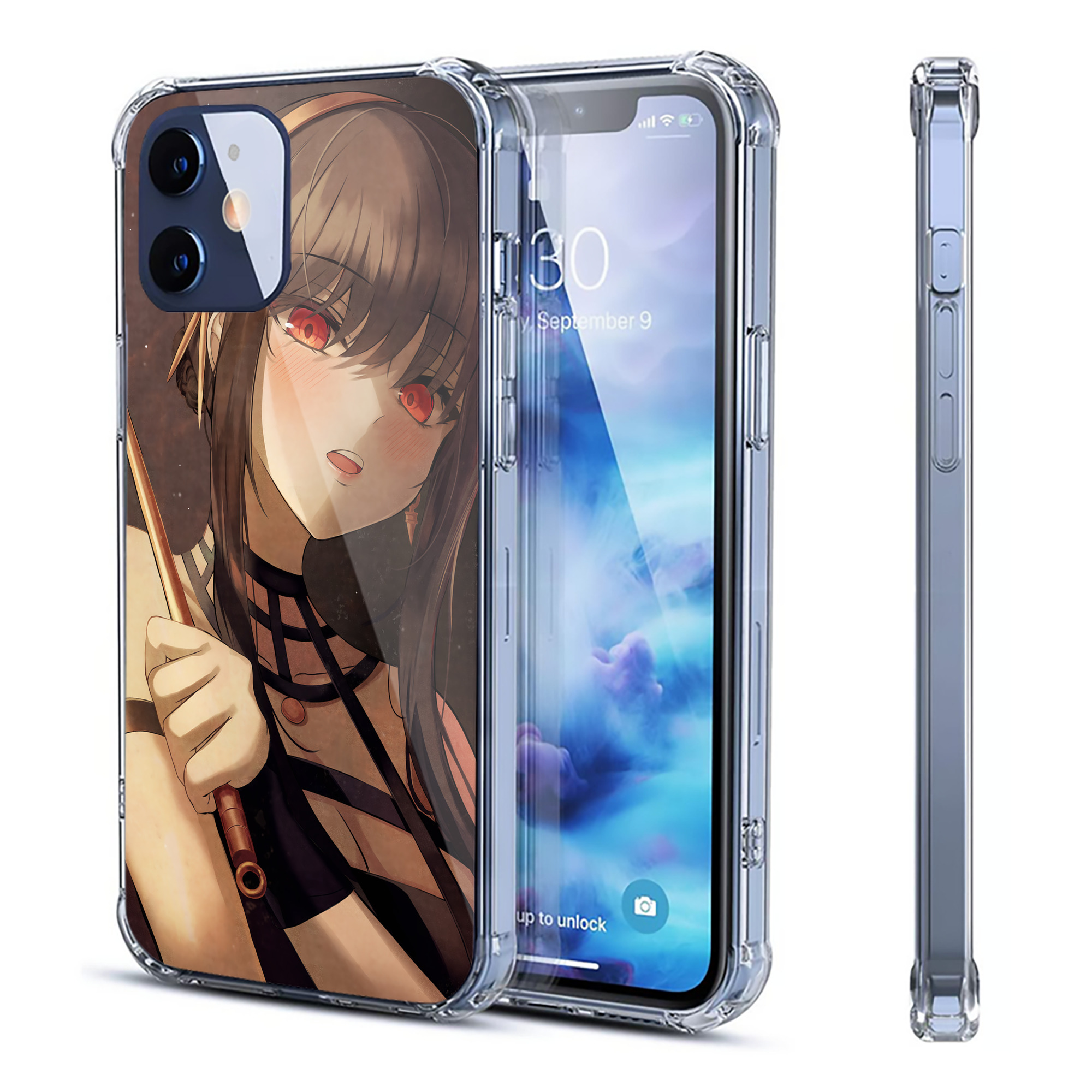 （画像用） SPY×FAMILY间谍家家酒 【iPhone 12シリーズ対応】透明スマホケース（クリアソフトケース）